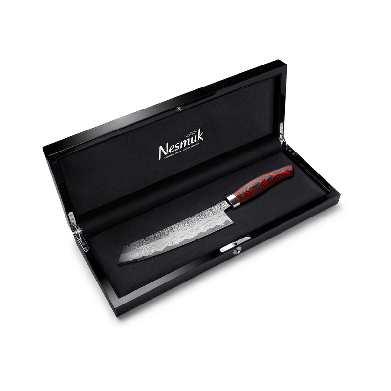 Exklusiv C150 Kochmesser Micarta Red Schatulle