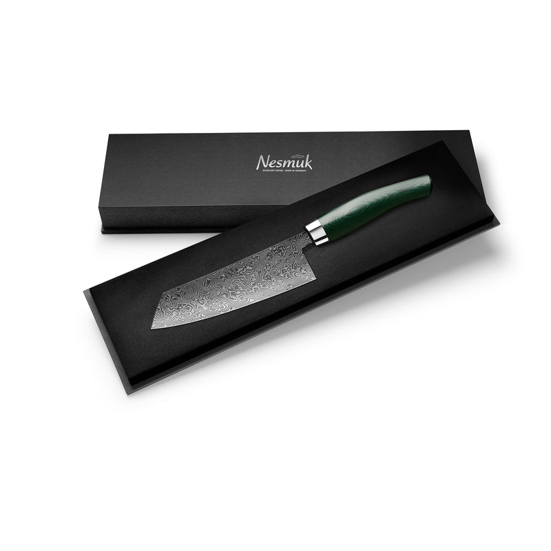 C90 Kochmesser 140 Micarta Green Schatulle