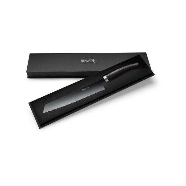 JANUS Brotmesser 270 Mooreiche Schatulle