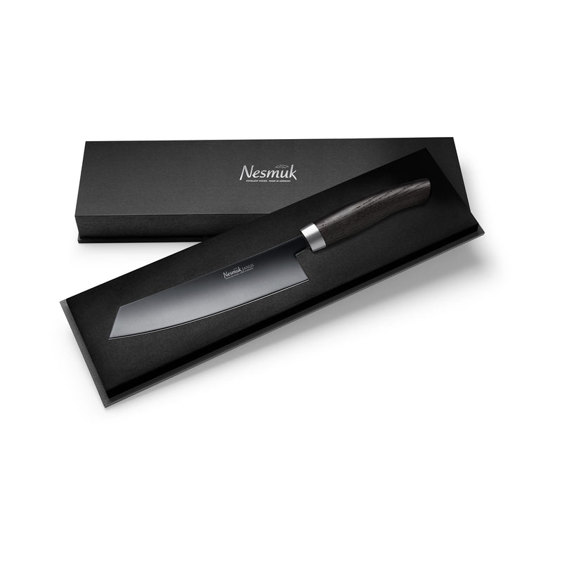 Janus Kochmesser 180 Mooreiche Schatulle