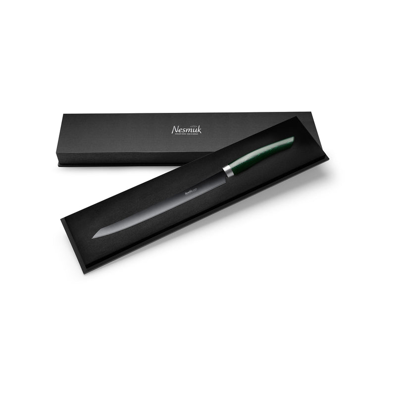 JANUS Slicer 260 Micarta Green Schatulle 