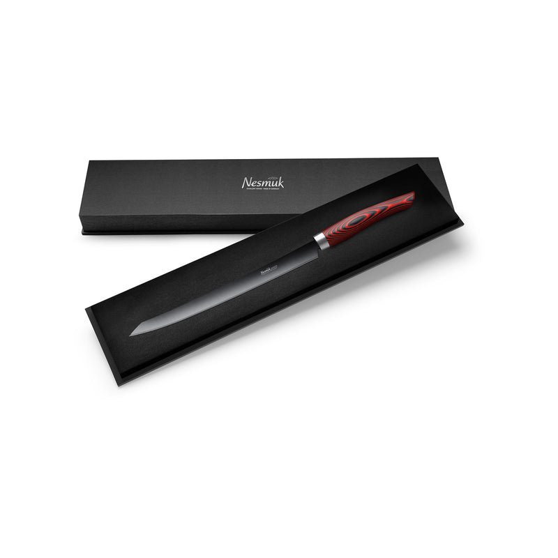 JANUS Slicer 260 Micarta Red Schatulle