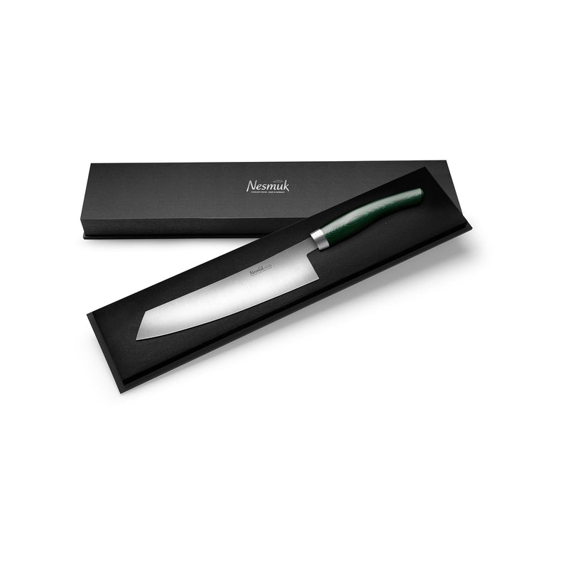 SOUL Kochmesser 240 Micarta Green Schatulle